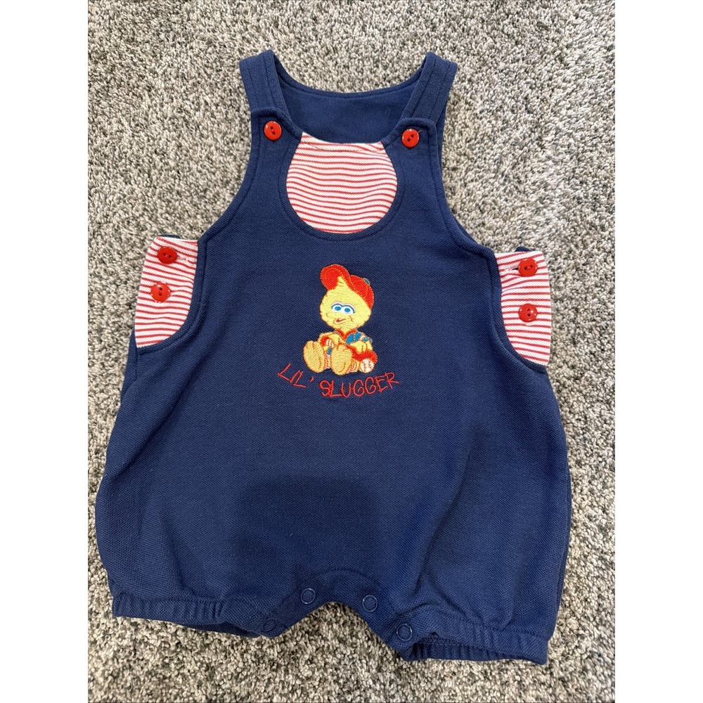 Vintage 90s Sesame Street, Baby Big Bird One Piece Nostalgia 3-6 Months Bibs